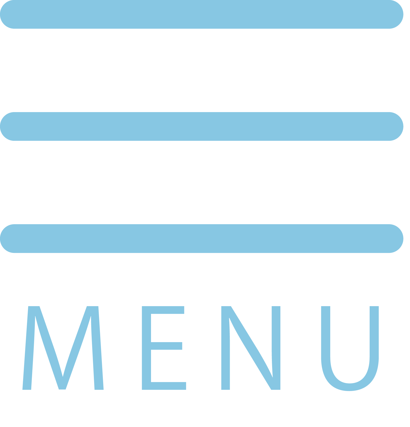 ハンバーガーメニュー